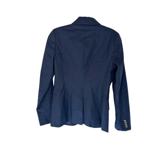 J.Crew Suiting Women's Navy Blue Preppy Work‎ Office Academia Blazer Size 2 - Picture 7 of 10
